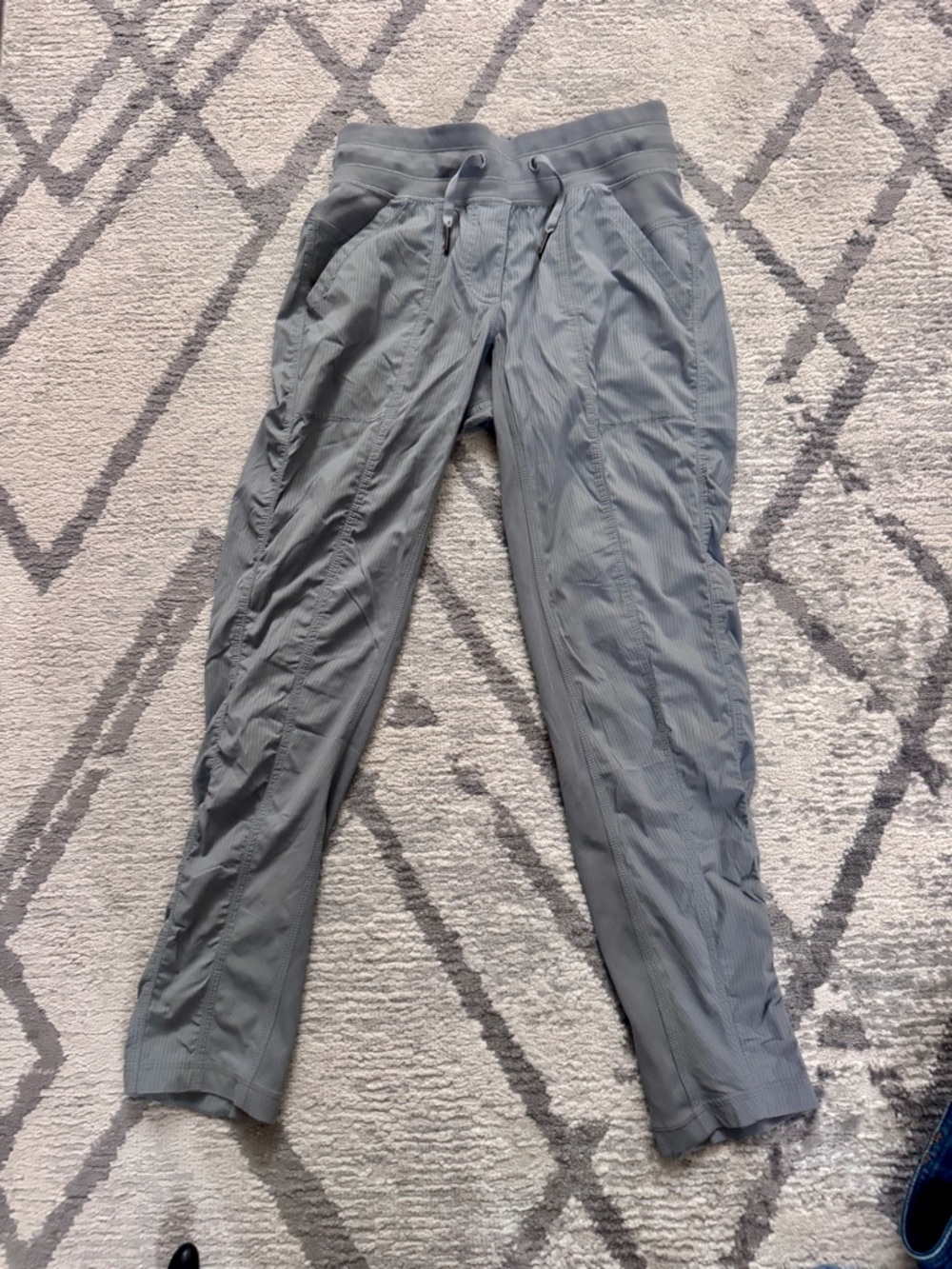 Lululemon Grey Drawstring Jogger Pants